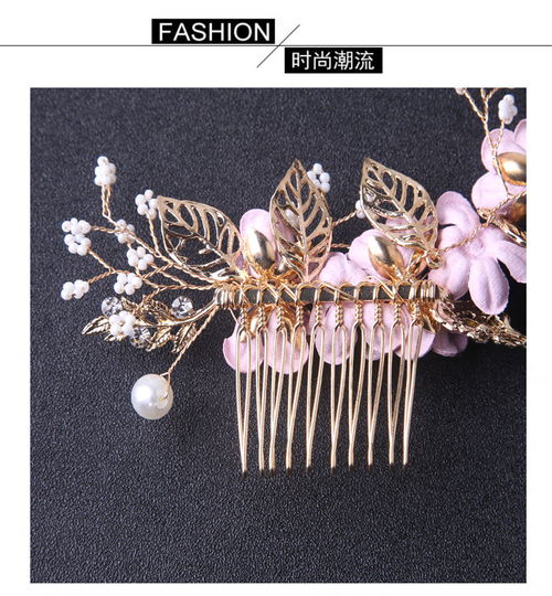 珍珠雅韵 时尚新娘发梳的诗意浪漫